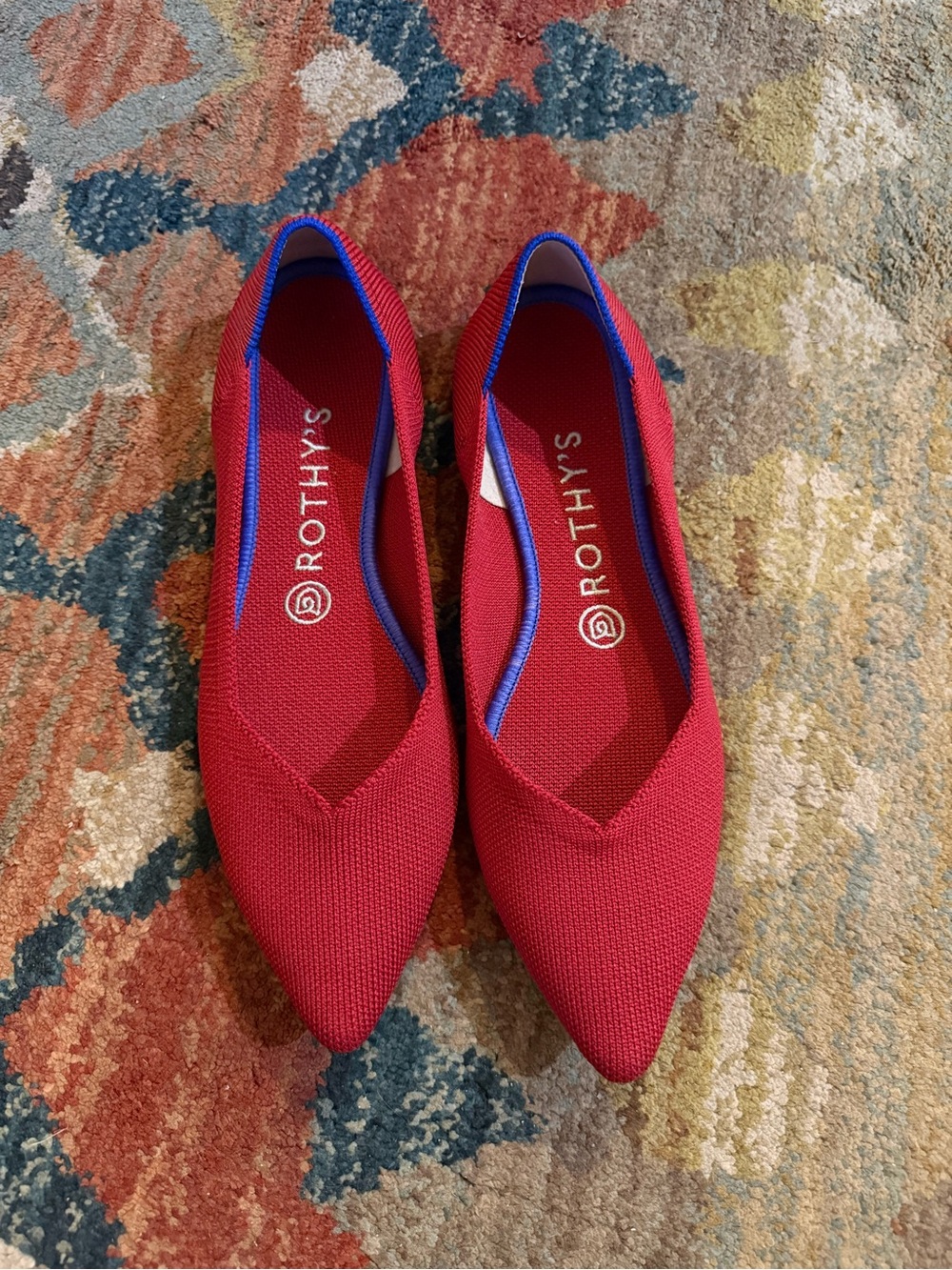 Rothy's The Point in Chili Pepper red size 8